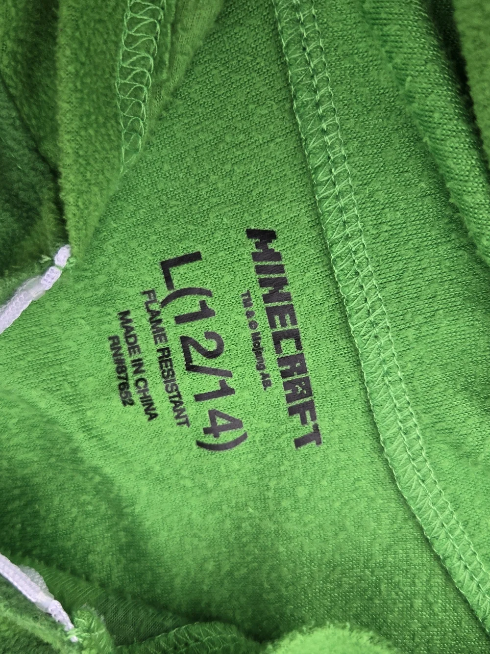 Kids Green Creeper Fleece Top